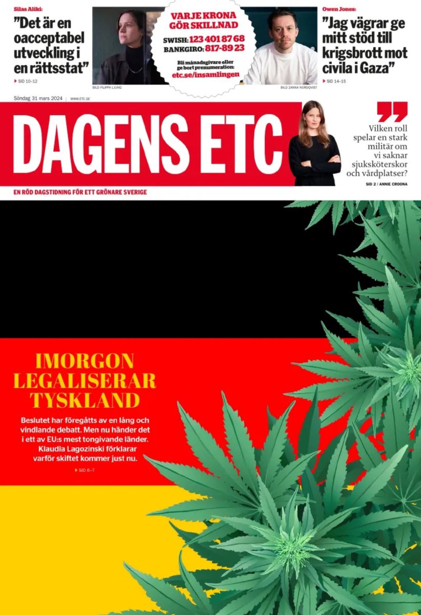 Dagens etta från <a href="/ETC_redaktionen/">Dagens ETC</a>