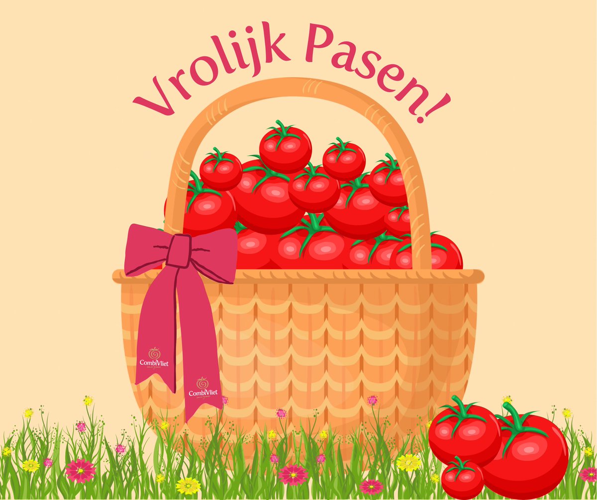 Een ei hoort erbij, maar tomaatjes ook. Hou je van balans in je leven, neemt dan een tomaatje als je op  een chocola eitje hebt genomen. Dan heb je minder trek in het volgende chocolade eitje!

We hopen op een zonnetje, maar desondanks geniet van de Paasdagen 🐣🐥🐣🍀🍅 #Pasen
