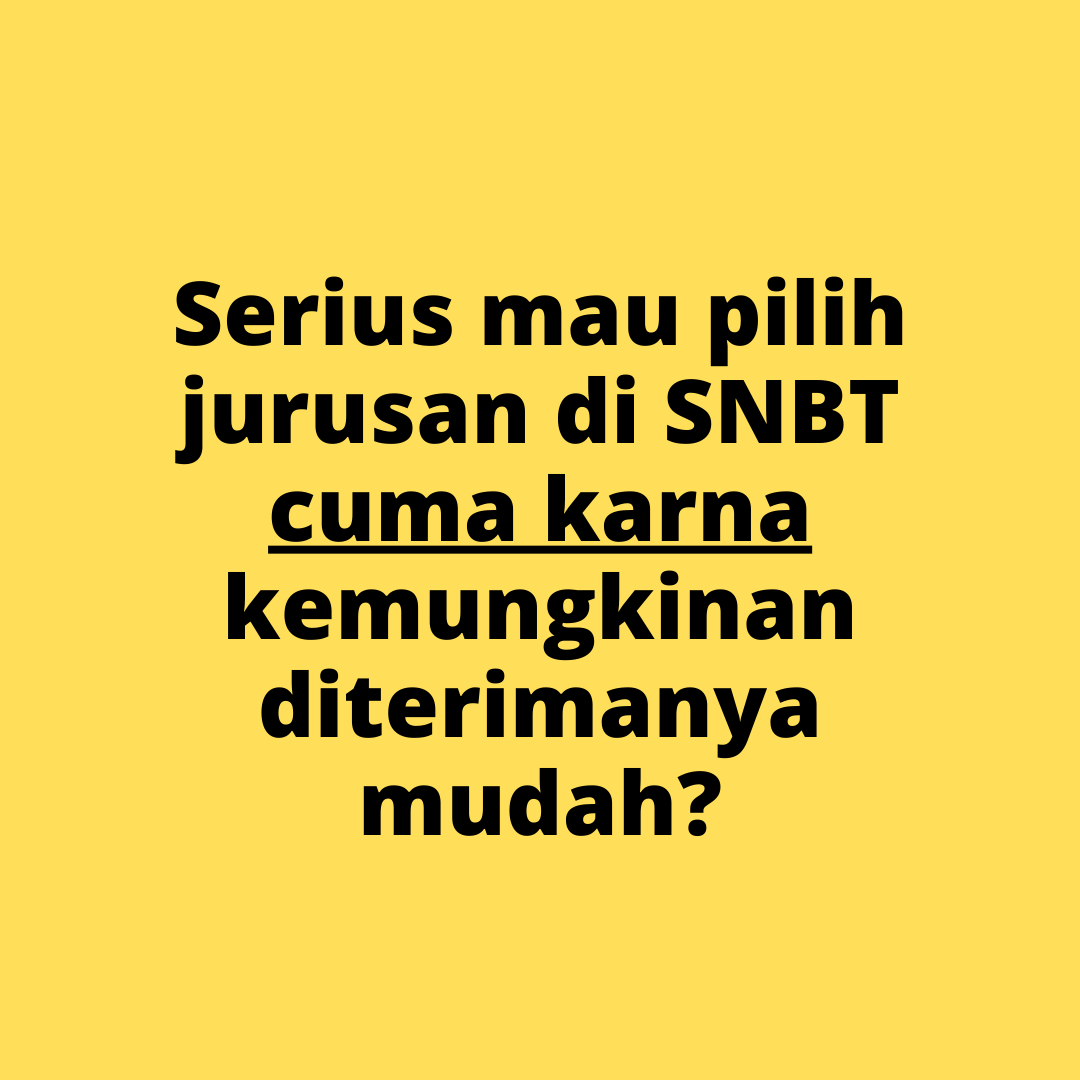 Jangan sampai salah jurusan | zebracross.id tweet media