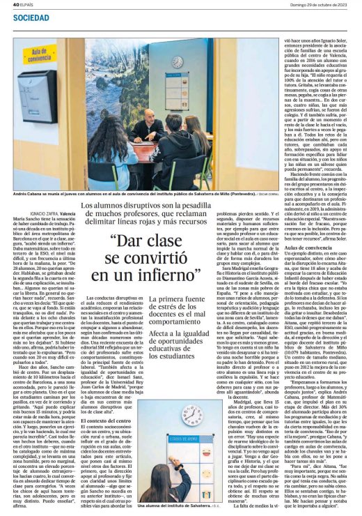 sanz_ismael's tweet photo. Las conductas disruptivas en el aula reducen el rendimiento académico  y aumentan la insatisfacción  de los docentes. También afectan  la igualdad oportunidades educación, porque se concentran más en los centros vulnerables https://t.co/FeV7TFe071 https://t.co/nob3L0PRZP https://t.co/6rzKHwUcfM
