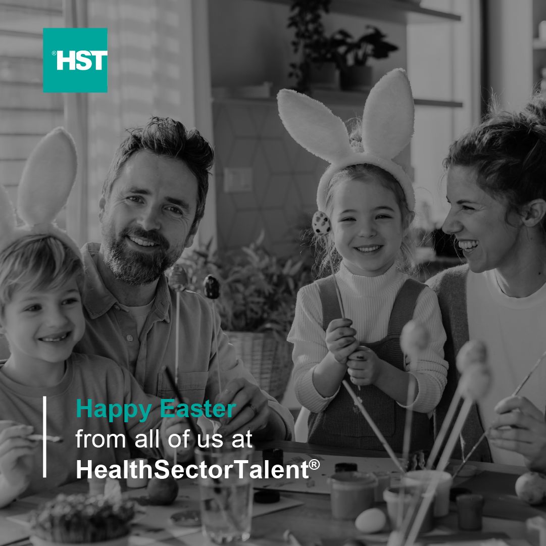 Happy Easter from all us at HealthSectorTalent® 🐣 Wishing all our clients and amazing healthcare professionals a well deserved Easter break 🐰