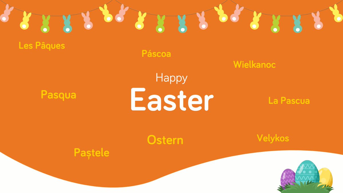 Happy Easter from all of us at Languages Connect! The word for Easter appears quite similar in many languages and in others, it's completely different! Can you spot the similarities?