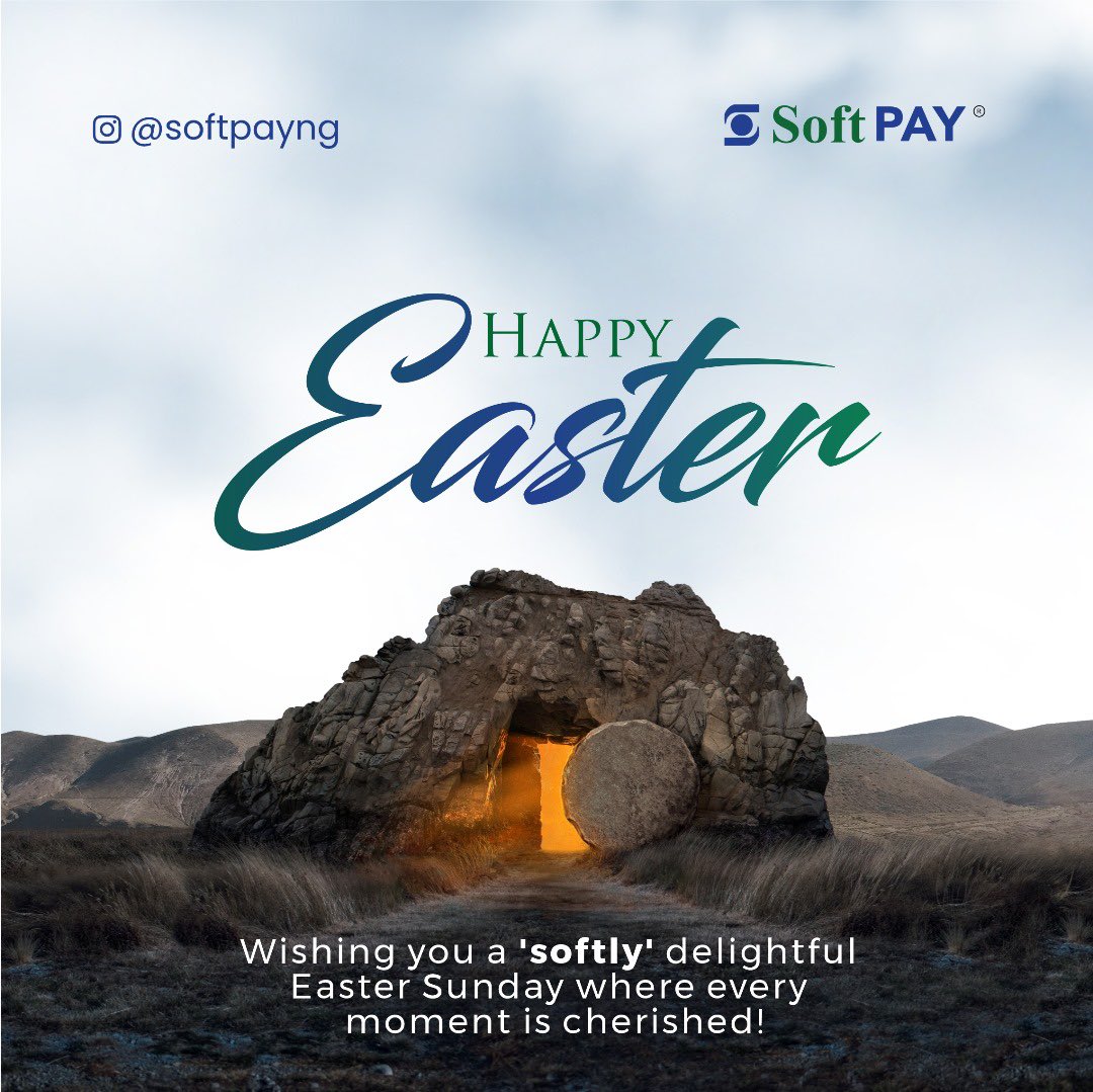 Wishing you a joyous Resurrection Sunday filled with hope, love, and blessings. 

#ressurectionsunday #softpay #heisrisen