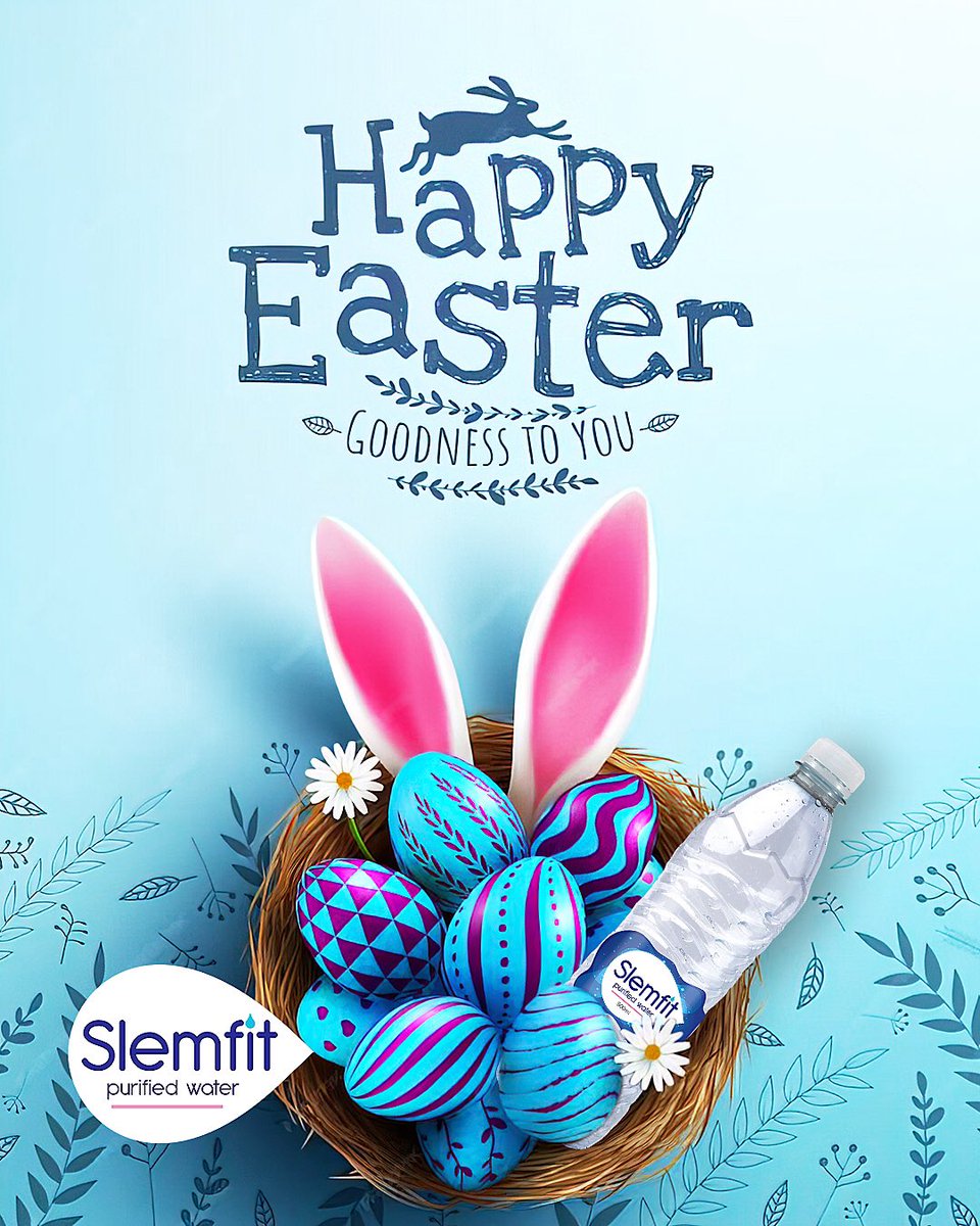 Happy Easter 🐣 #Slemfit #SlemfitWater #TwelliumGhana #Water #Hydrate #TWI