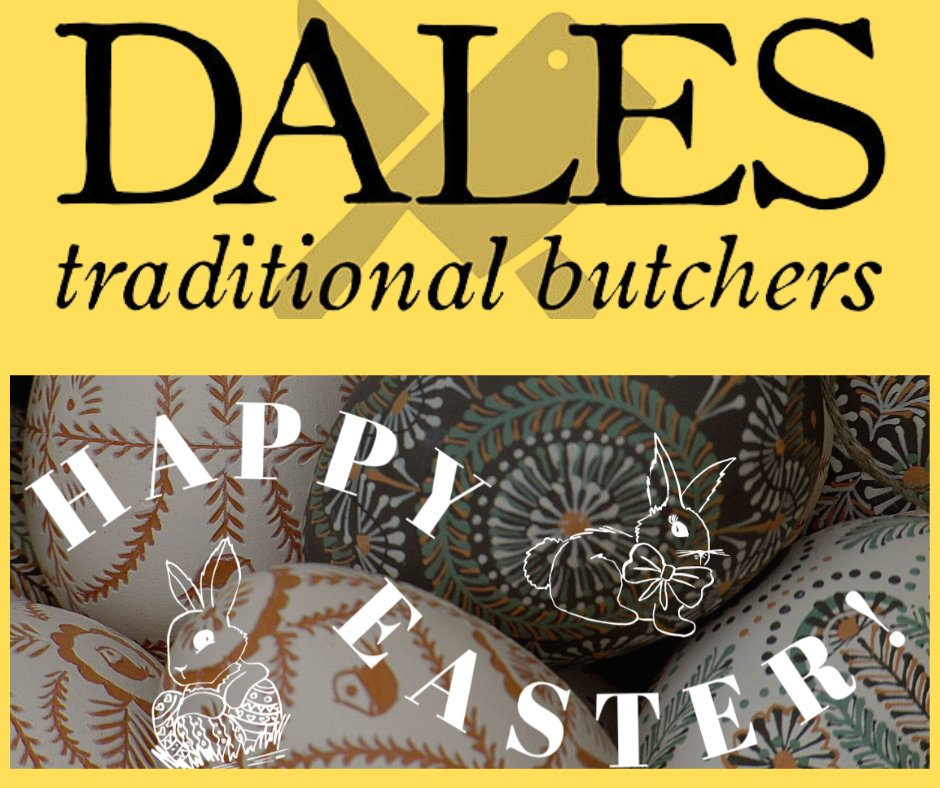 🎉 A heartfelt THANK YOU and Happy Easter to all our wonderful customers from Dales Traditional Butchers Ltd! 🌷
And are hard working staff  💪