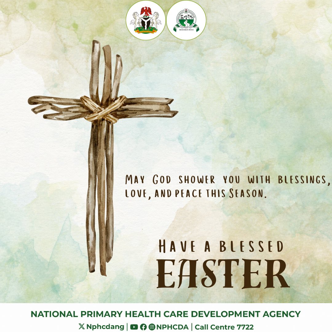 May the blessings of the celebration be yours now and always. From all of us at the National Primary Health Care Development Agency, Happy Easter to you and your family! #HappyEaster