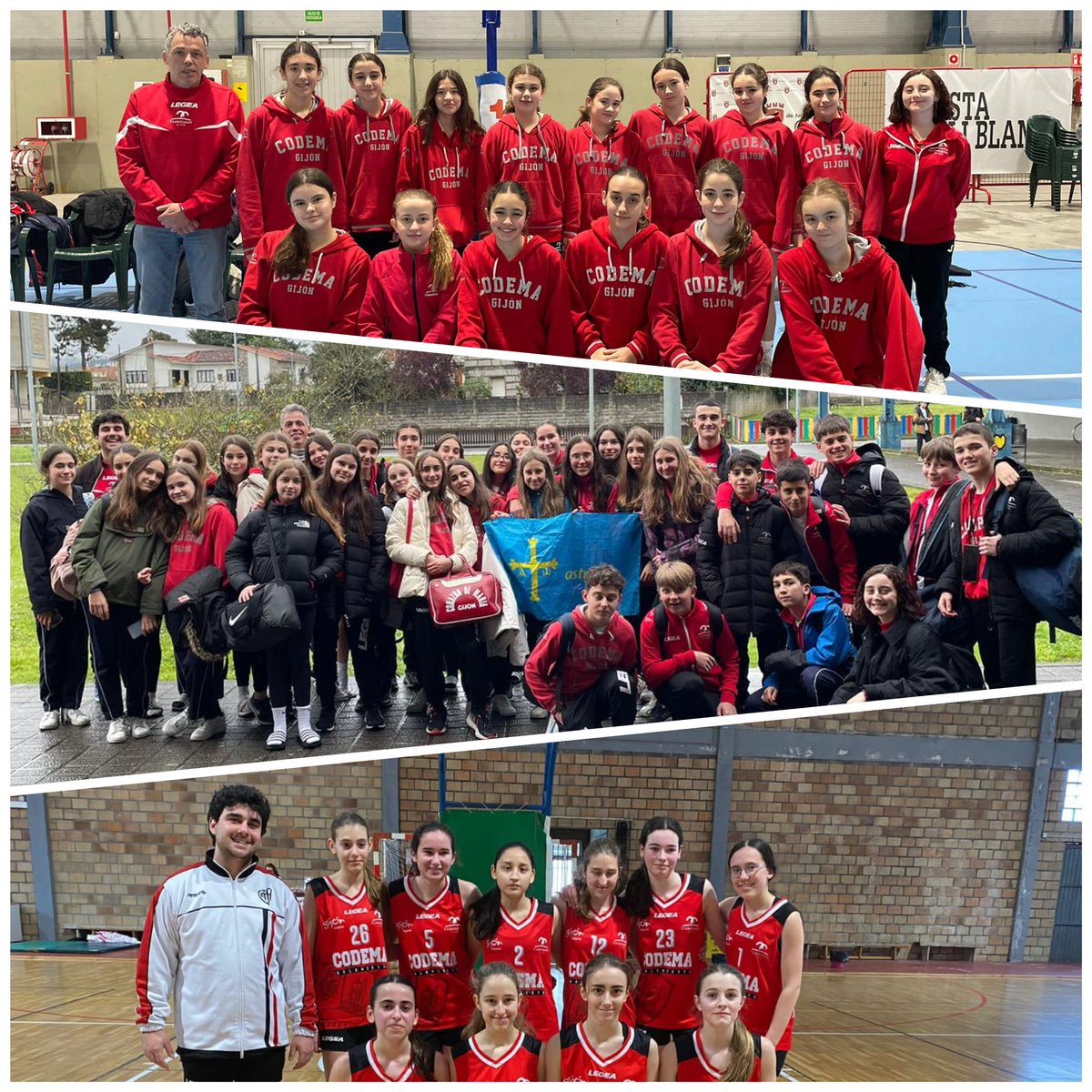 Regresan también a Gijón los equipos infantiles y cadetes 🔴⚫️ de <a href="/codema_basket/">CodemaBaloncesto</a> 🏀 participantes en la 27ª edición de la Vilagarcía Cup disputada en Vilagarcía de Arousa (Pontevedra). Gran experiencia educativa y deportiva. ¡Enhorabuena! 👏👏👏