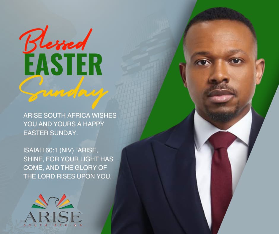 We are 59 days from voting day on May 29. Use your vote wisely and vote for change. Happy Easter Sunday to You and Yours.🇿🇦 #arisesouthafrica #Vote4arisesouthafrica🦅