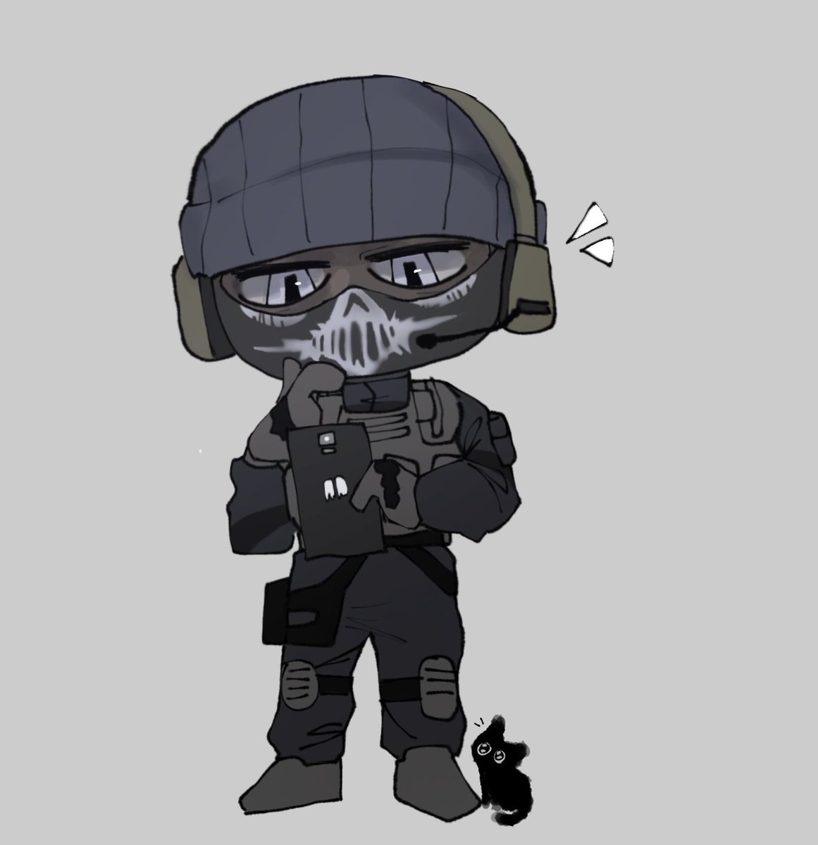 zalmon_bonee's tweet image. Keegan and small car 
#keeganpruss #cod #fanart #ghost #callofduty