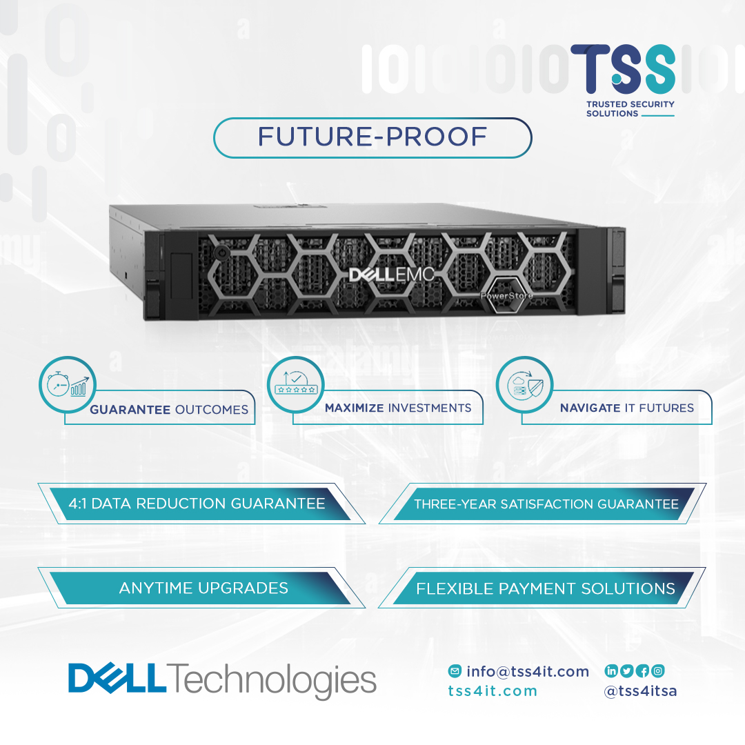 tss4itsa's tweet photo. Maximize peace of mind and investment protection with PowerStore and the Dell EMC Future-Proof Program, now featuring the new Anytime Upgrades offer. Learn how your organization can benefit by contacting us at info@tss4it.com.

#dellemc #tss #delltechnologies #cybersecurity https://t.co/korovcribA