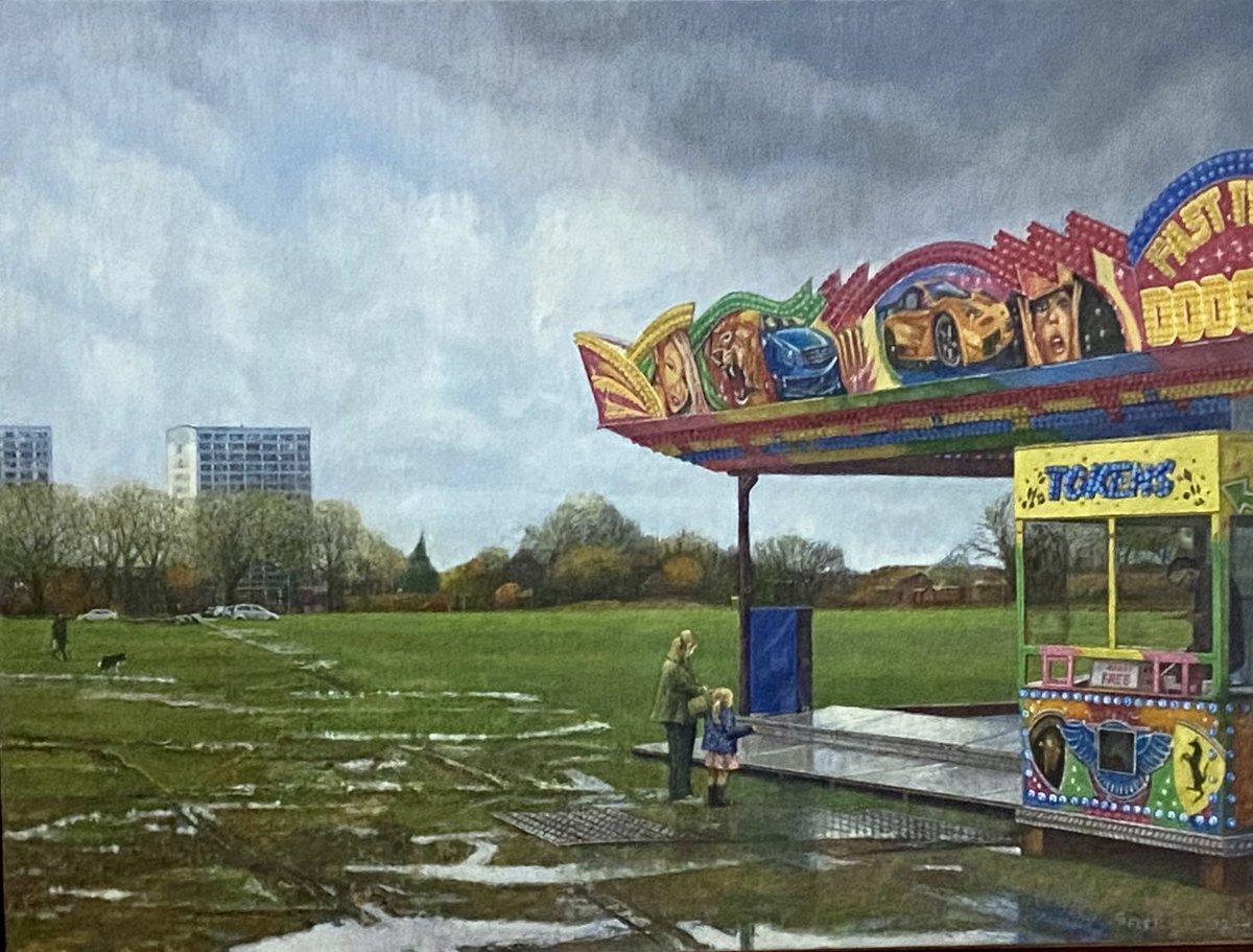 ‘All the Fun of..’ 2023 The first visit of the year to Wanstead Flats. Of course it rained and rained….@thegentleauthor⁩ ⁦@GrimArtGroup⁩ ⁦@TownhouseWindow⁩ ⁦@PaintingsLondon⁩ ⁦@JohnConstableRA⁩ ⁦@ahistoryinart⁩