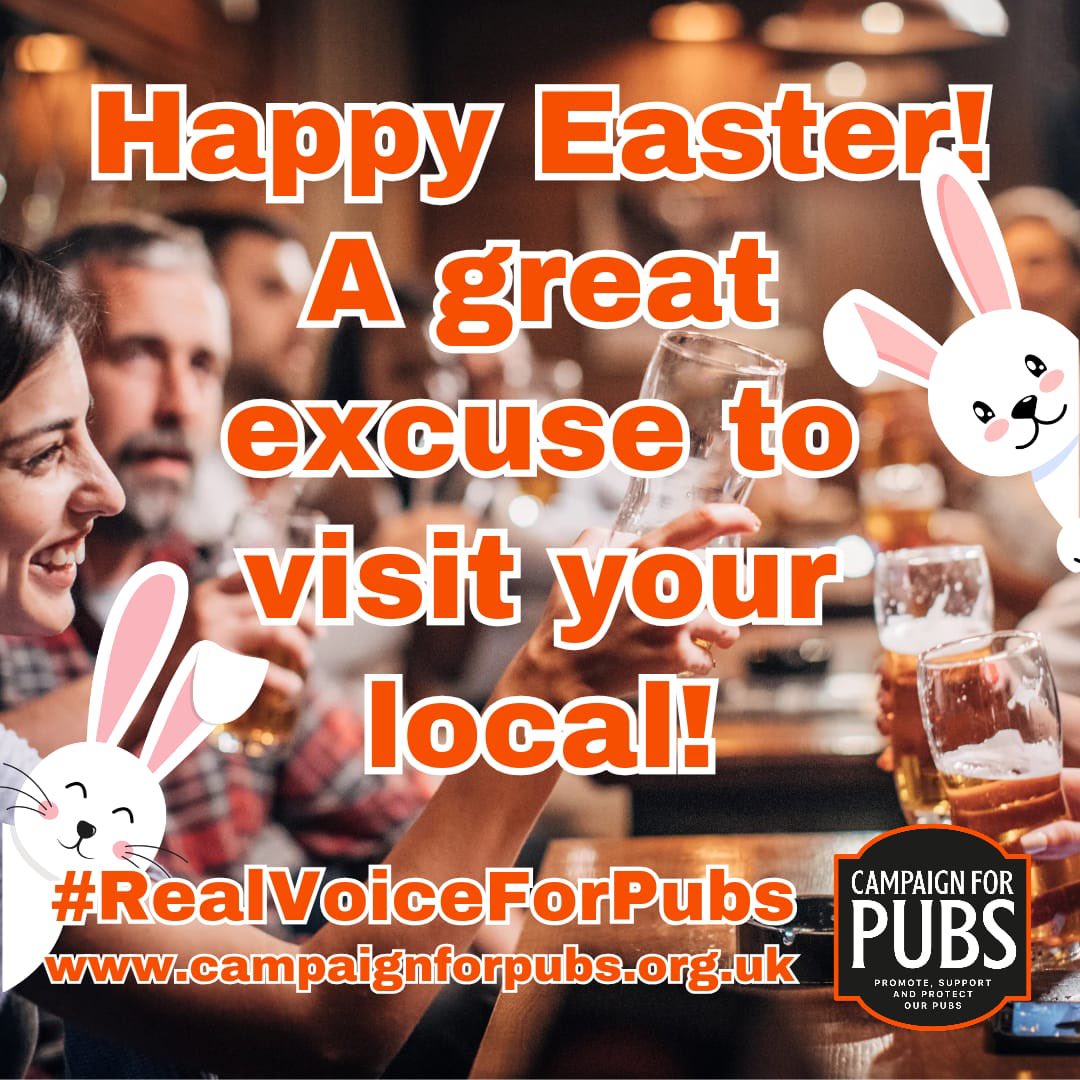 #HappyEaster 🐣🍻🥂 #SupportOurPubs this #Easter #SupportPubs #BackOurBrewers #pubs