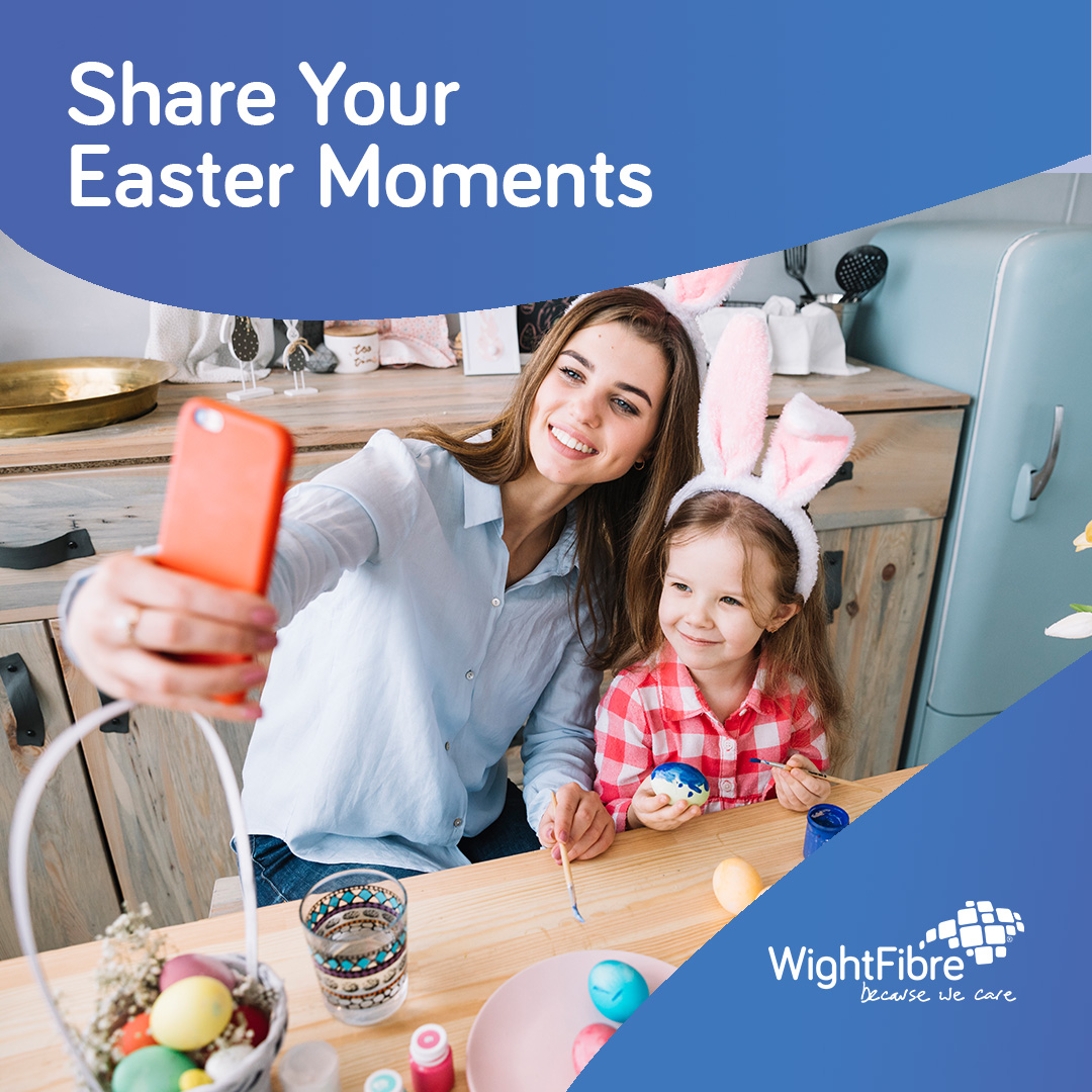 Happy Easter from WightFibre! Share you Easter moments with us online. We would love to see how your day is going. Wishing you a day filled with love, laughter, and lots of chocolate! 🍫 #HappyEaster #EasterJoy #SpringtimeCelebration