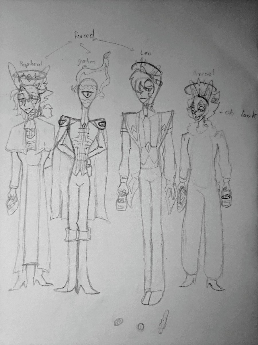 Ech0chen's tweet photo. #HazbinHotel #Easter #EasterSunday #archangel #azrael #leo #galim #rapheal #HazbinHotelOC
Leo-@SilentZound , Azrael -@esbellesantos , Raphael-@limajey25 ,Galim-@maxx_tp. https://t.co/GSg6dBqUVr