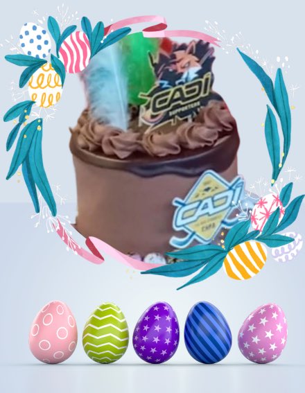 Us desitgem una Bona Pasqua! 🐣 🏑
🔵🟡🔵🟡🔵🟡
@cookies_and_cakes_laseu