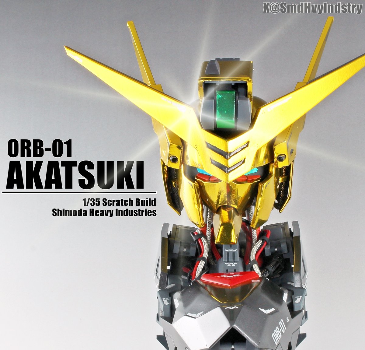 1/35 アカツキガンダム ヘッドディスプレイ完成です。 Seed Freedomで