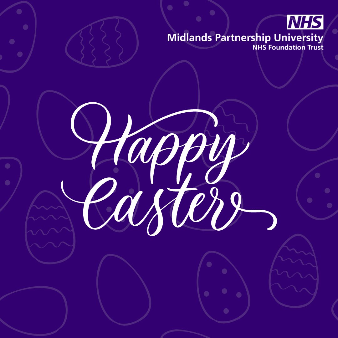 Wishing everyone a very happy Easter! And thank you to our wonderful staff working to keep our patients and service users safe. 🐰💛
