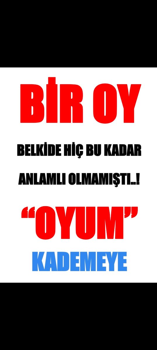 2000 lerin öfkesi
Sandıkta 

#OylarKademeye
#AKPyeOYvermeyin