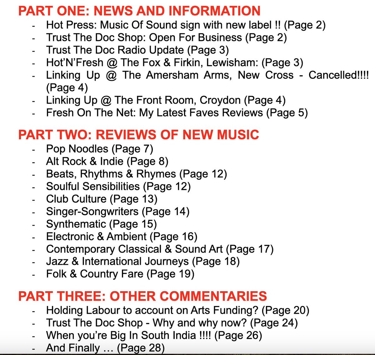 TrustTheDocUK's tweet photo. @FrancescaLewis5 @yodashe @saermusic @aliceheartshine @rumbleskulls @EmilyBreeze11 @TerryNaylor19 @TheJoJoManBand @TheOuters @lippice @HappyDustGang @Def_Robot @ShounShounUK @barbaratheband2 @paulfcook @M_A_C_H_I_N_A_x @BrokenBearBand @yxlayo @YOSHEROSE @ConsciousRoute @LucyWroe @ChrisBodMusic @arpraxis ... + Ed 90 #TrustTheDoc is published ft:
#EclecticBeatMachine @jarvbone #Przdnt #GivenTake #StellaAndTheDreaming @keelinmusic @IH_singwithsoul #VioletAlt @thesubtheory #Temi #AlexFlovent @SkinnyboyTunes x @M_A_C_H_I_N_A_x @CourtElbrook #AndyMcDonnell + ..
https://t.co/rS4SOXuEbr https://t.co/k56QLC5qF8