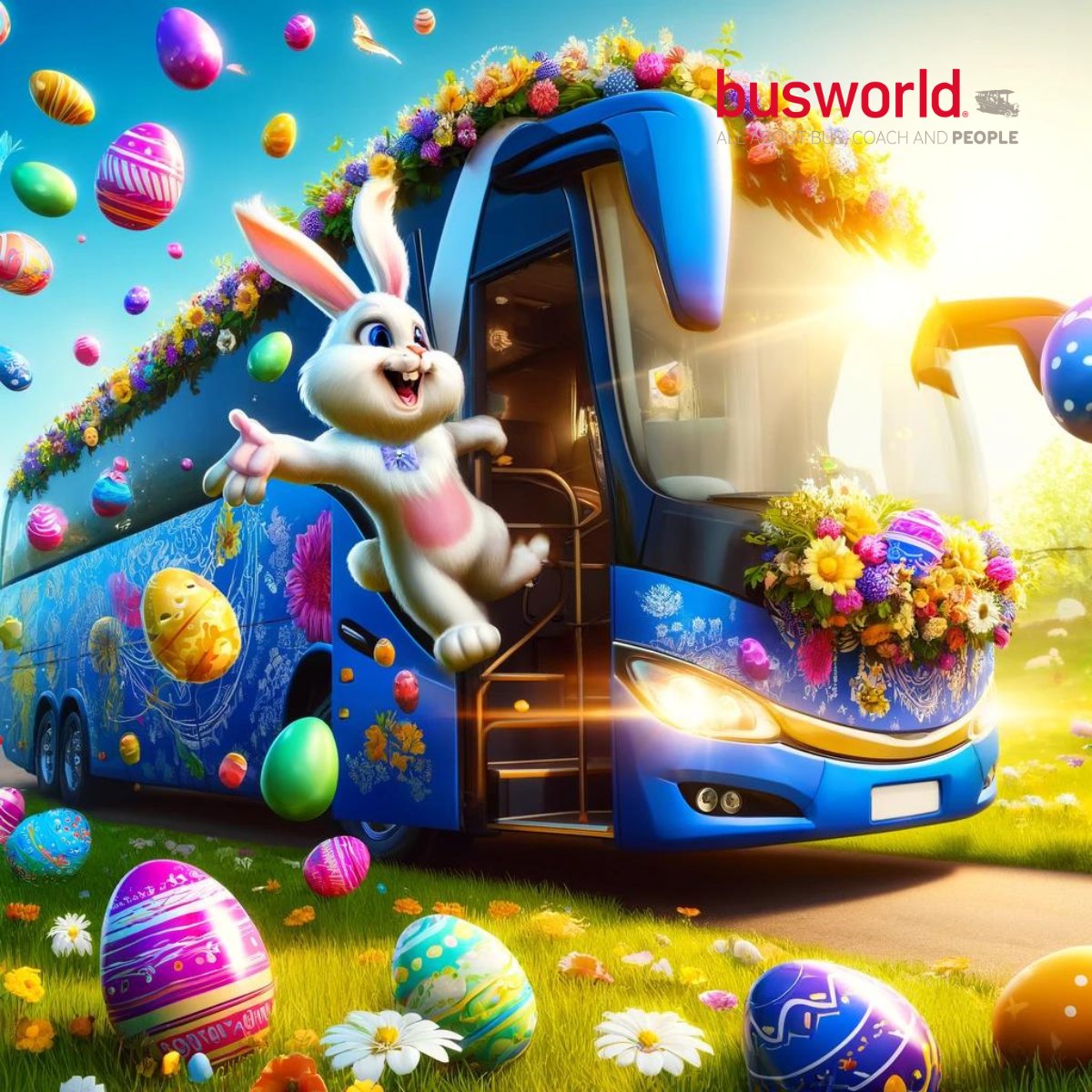 🚍 Happy Easter Everybunny ;)

The Busworld team wishing you sunshine, good times and a very happy Easter!
Enjoy this day with family and friends!

#busworld #Easter #emobility #mobility #publictransport