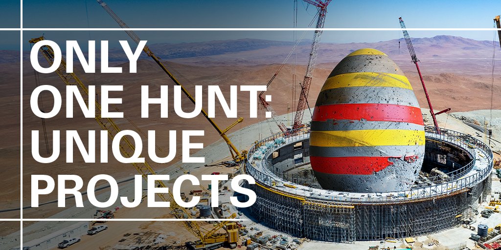 With our current #project, a new telescope in Chile, you can literally hunt for stars. 🌟 Until completion, we wish you a #happyeaster egg hunt! 🐰