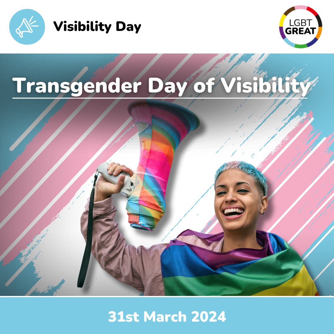 🏳️‍⚧️ Happy International Transgender Day of Visibility! 🌈Here at LGBT Great we would like to voice our support for inclusion and gender diversity across the Financial Services sector and beyond. 📖Read our blog: l8r.it/kv5i #TDoV #LGBTQ #TransRights #LGBTGreat