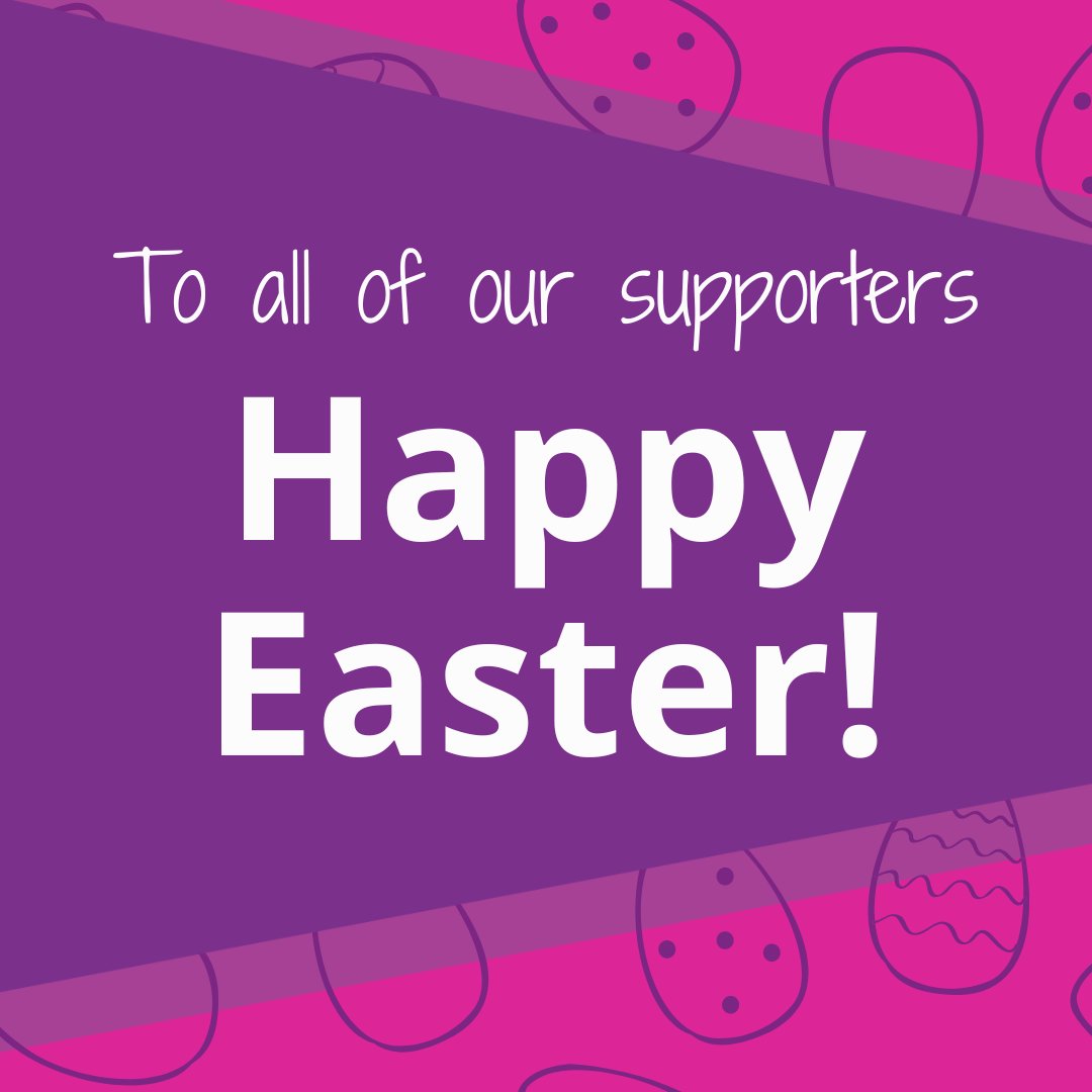 🐣 Happy Easter to all of our supporters, we hope you all have a great day! 💜