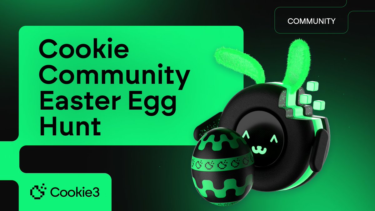The Cookie Community Easter Egg hunt is here!

Did you already find the easter egg hidden behind our mascot on the cookie.community site?

What could this mean?  🍪👀