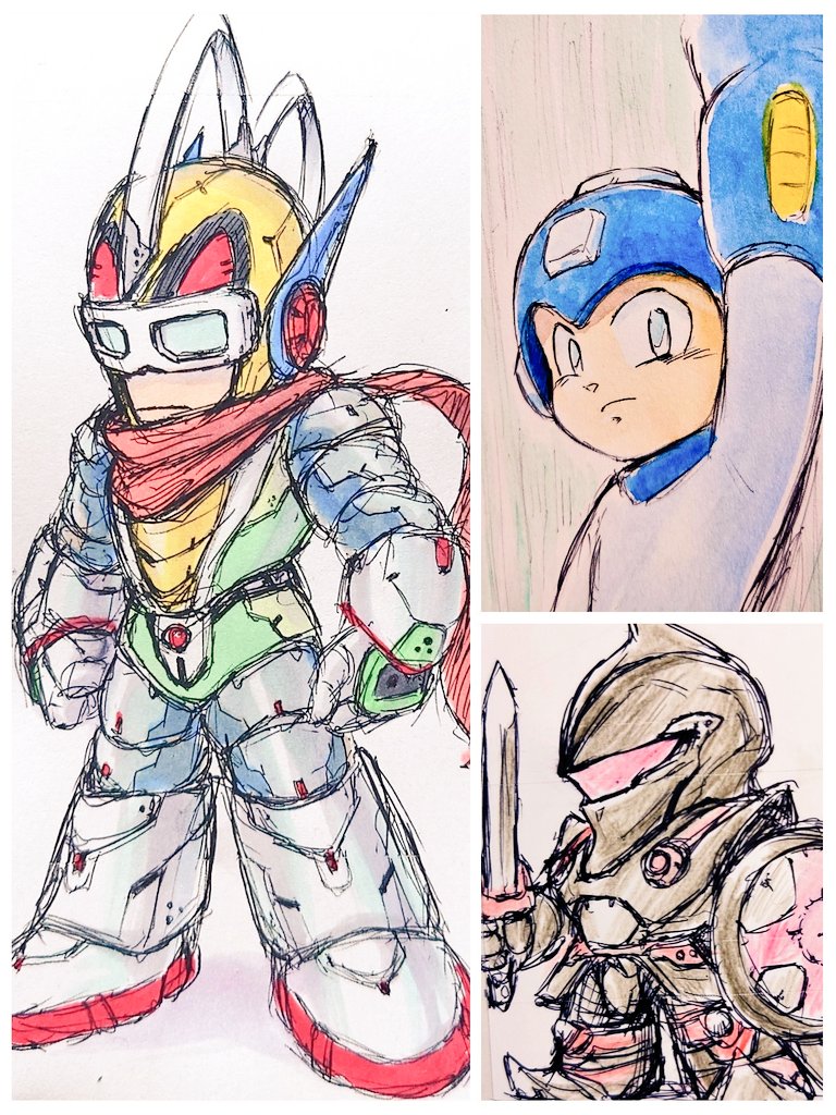 #今月描いた絵を晒そう
2024年3月は7枚でした!相変わらずナムコとギルが多い!来月もナムコ推しでいきますよ! 