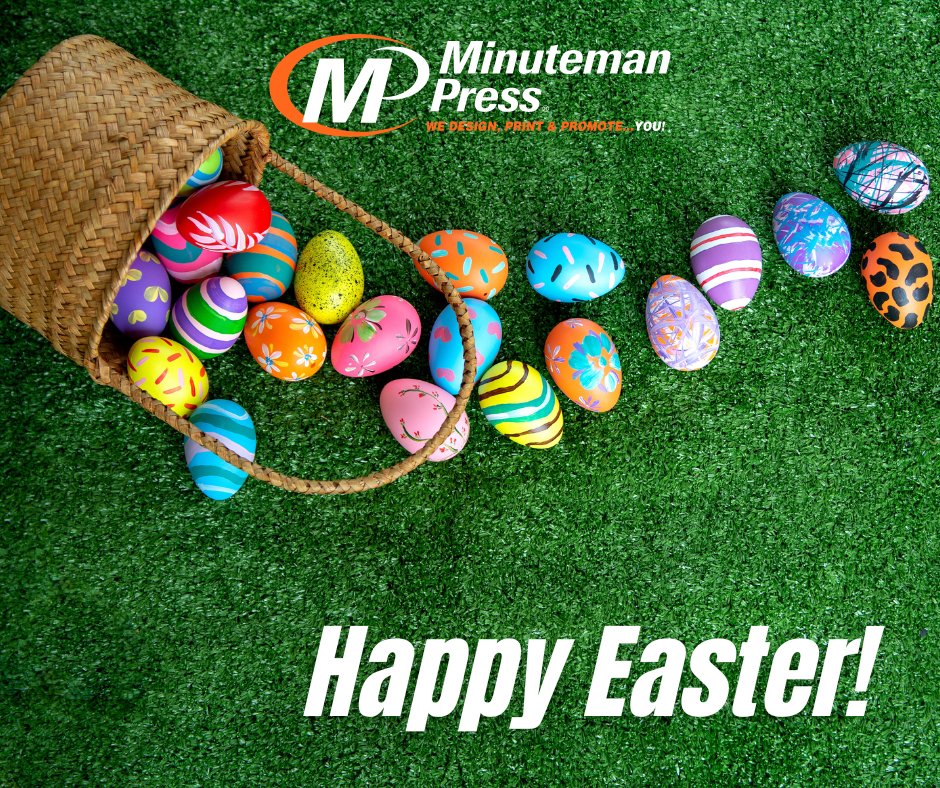 Happy Easter Sunday from all of us at Minuteman Press! Wishing you a day filled with joy and plenty of Easter eggs. 🐰🌼 

kl.minutemanpress.co.uk

#Minutemanpress #Eastersunday #eggs #kingslynn #businesses