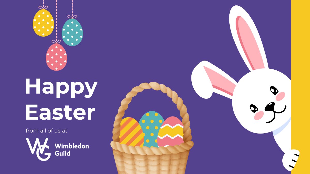 Happy Easter from all of us at Wimbledon Guild! We hope you all have a wonderful Easter weekend 🐰