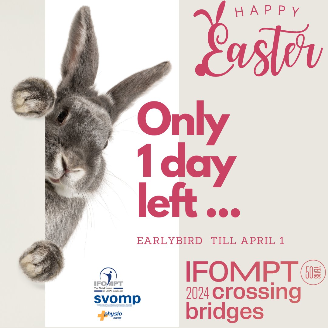 SVOMP (@svomp_board) on Twitter photo Happy Easter🐣 Last chance‼️ #earlybird 👇ifomptbasel2024.org/frontend/index… #ifompt2024 #ifompt50 Happy Easter🐣 Last chance‼️ #earlybird 👇ifomptbasel2024.org/frontend/index… #ifompt2024 #ifompt50