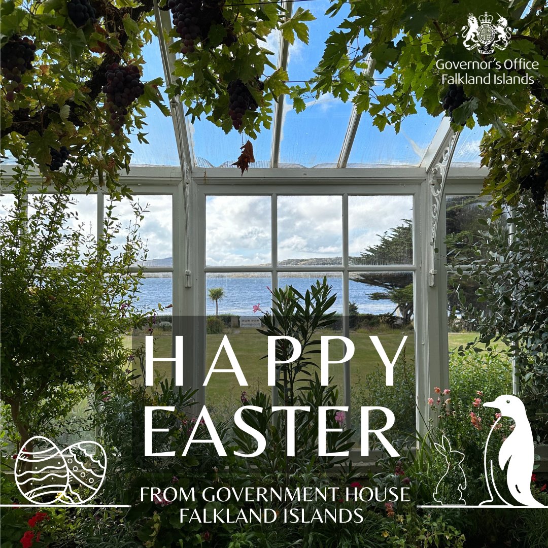 Happy #Easter from Government House #Falklands! 🐇