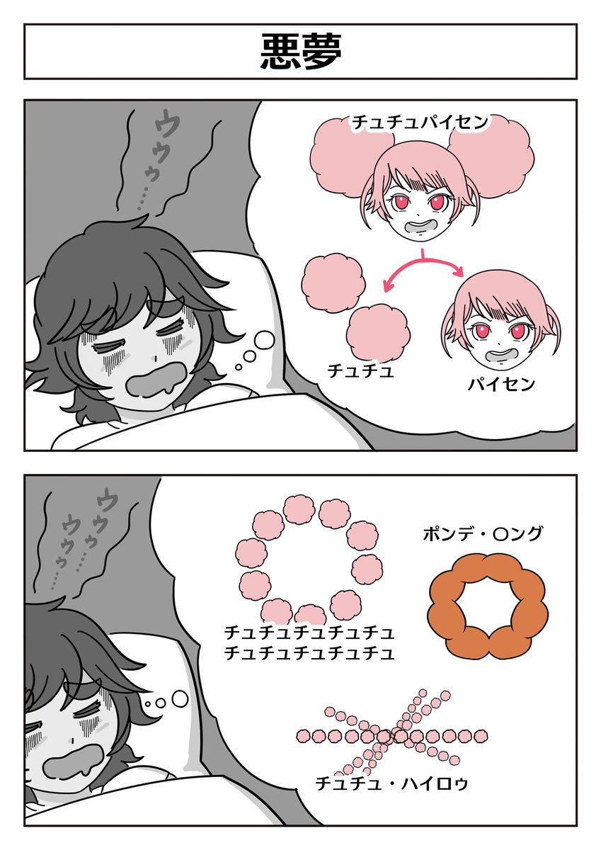 【ガンダム2コマ漫画:悪夢】 #漫画が読めるハッシュタグ #水星の魔女 