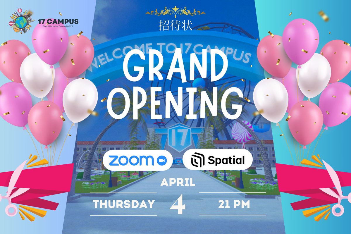 gardenbee_3d's tweet image. We will open our campus on April 4th at #spatial_io
