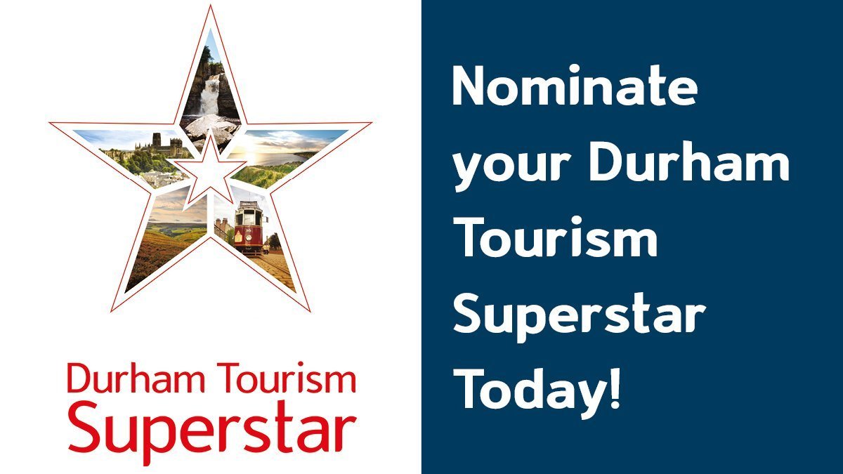 Applications are now open for Durham Tourism Superstar 2024. The closing date for nominations is Friday 7 June and the winner will be announced at the Visit County Durham Summer Garden Party in July. Find out more and nominate here: tinyurl.com/3wbsef9c