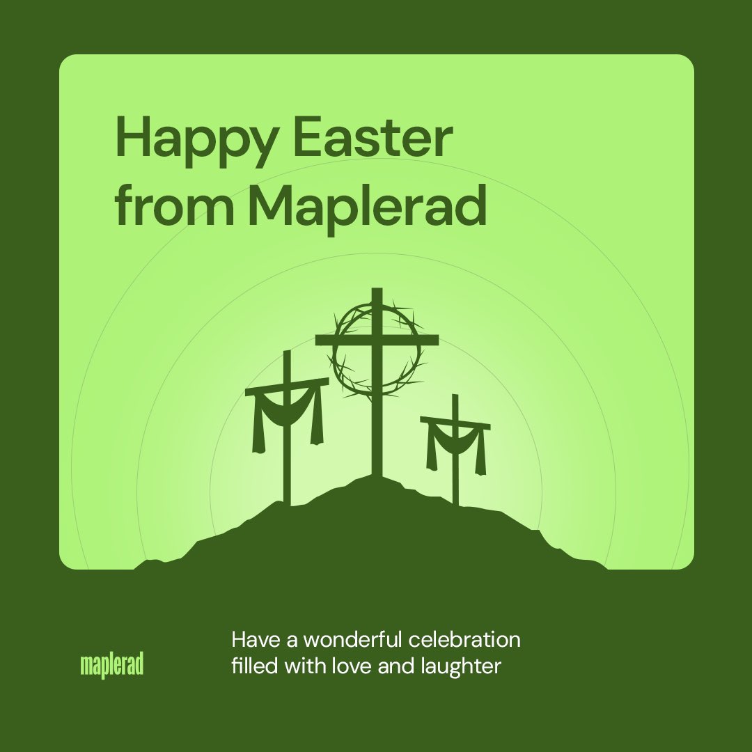 withmaplerad's tweet photo. Happy Easter from all of us at Maplerad!
Wishing you a day filled with joy and blessings.✨
#HappyEaster #Maplerad https://t.co/y8P0VJpRq0