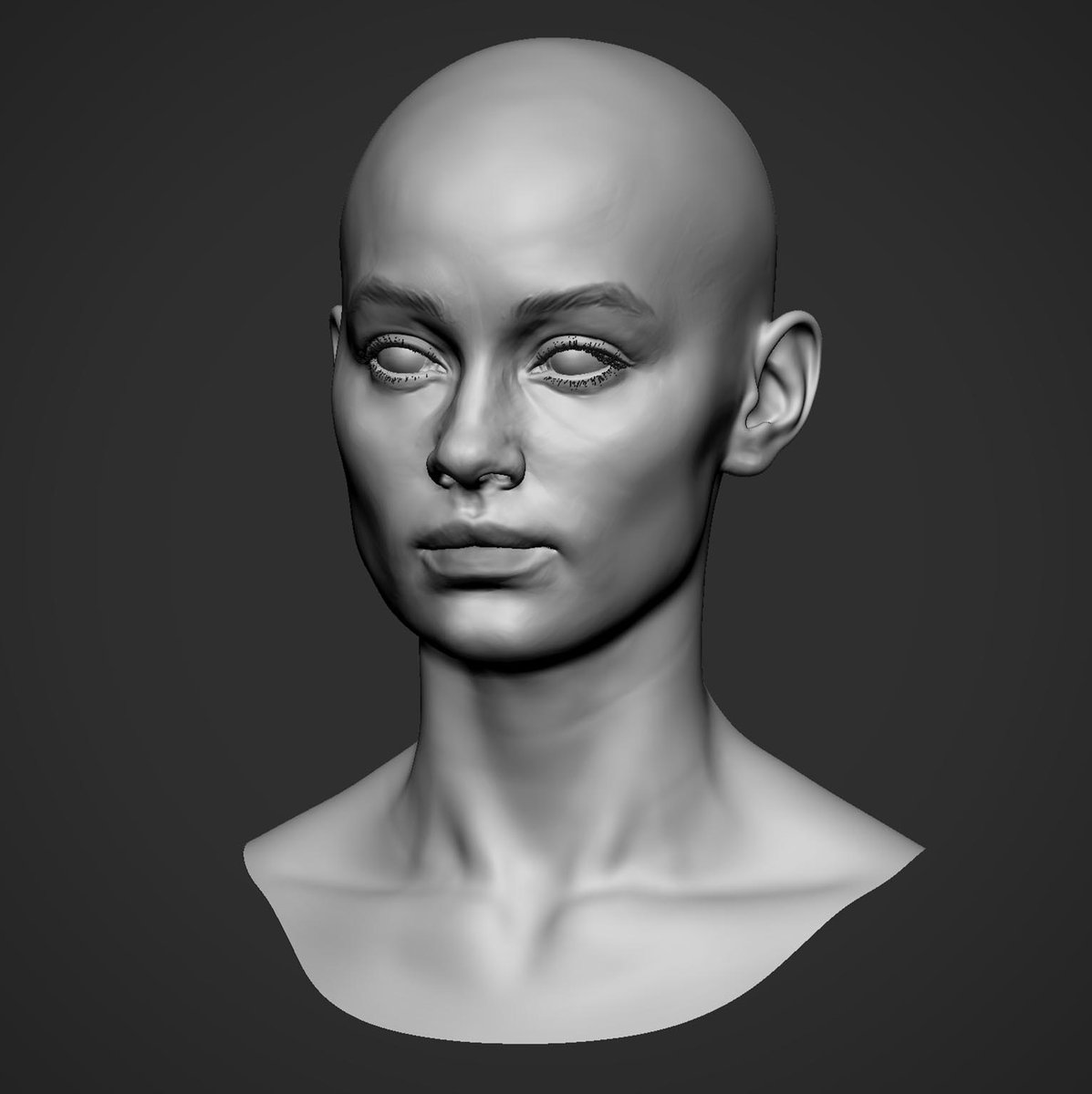 Lev4thSymbol's tweet photo. Head sculpt i did last year ago for knight character https://t.co/xTEAuyBmMk