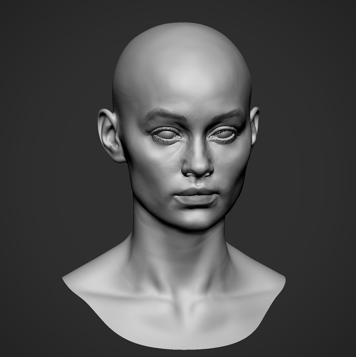 Lev4thSymbol's tweet photo. Head sculpt i did last year ago for knight character https://t.co/xTEAuyBmMk