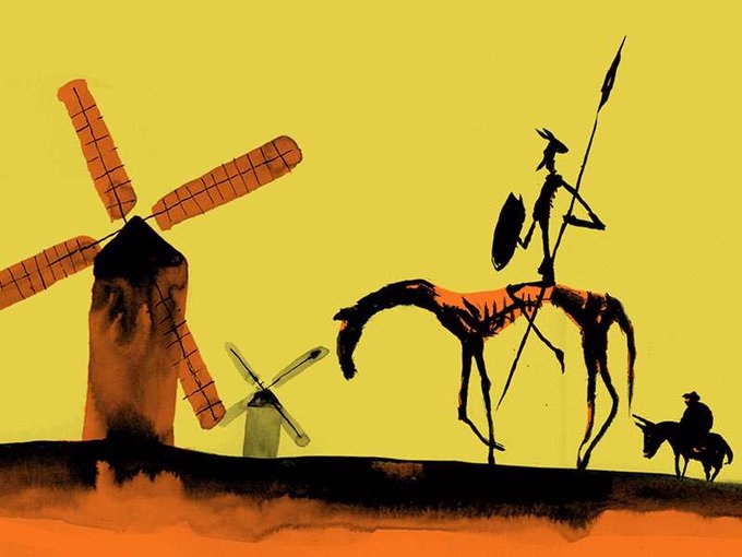 “Üç devle savaşıyoruz sevgili Sancho: 

                         Adaletsizlik, korku ve cehalet.”   

#MiguelDeCervantes