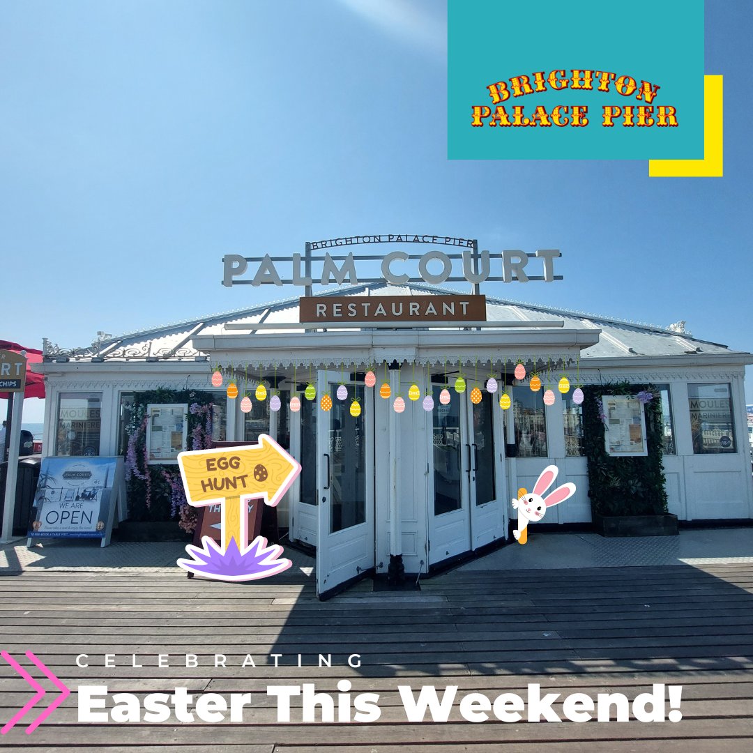 Happy Easter Sunday! We hope everyone celebrating has a brilliant day. For a day of fun, celebrations and excitement, come down to Brighton Palace Pier and get involved 🤩