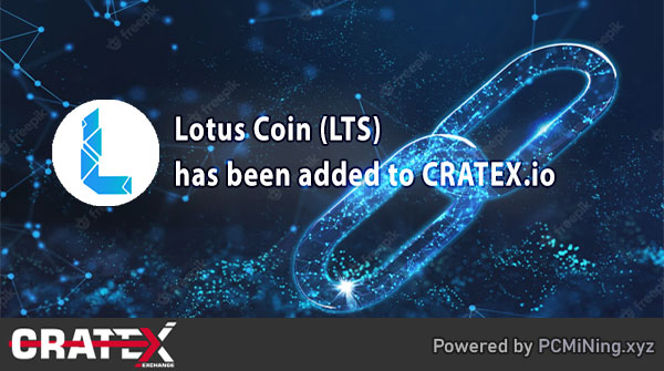 🔔Lotus Coin (LTS) has been added to Cratex.io 

cratex.io/darkhak.php?pa…
cratex.io/darkhak.php?pa…
cratex.io/darkhak.php?pa…

#BTC #LTC #DOGE #blockchain #cryptocurrency #crypto #exchange