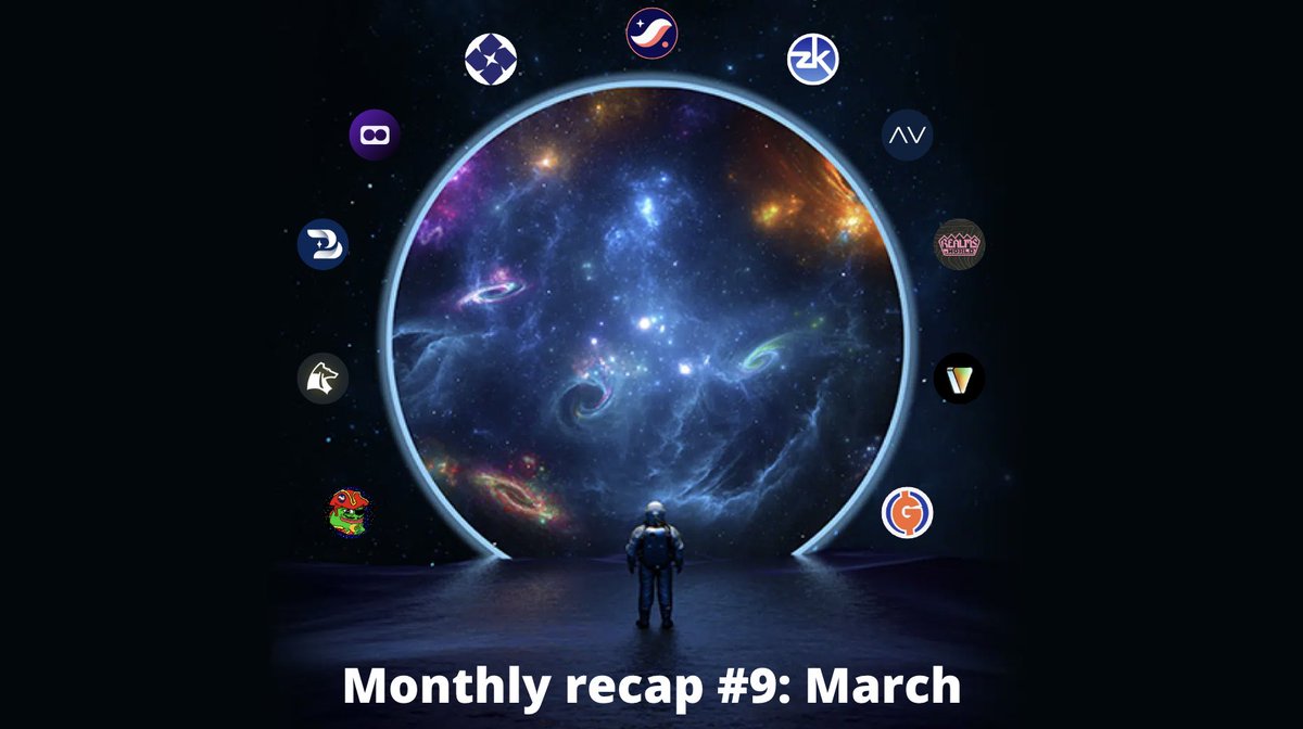 The March recap of @Starknet has just been published 🐺 Like every month, many news and alpha have been released, requiring a lot of monitoring and reading time. Given that your time is your most valuable resource, I have sorted these news to gather the most important ones 👇