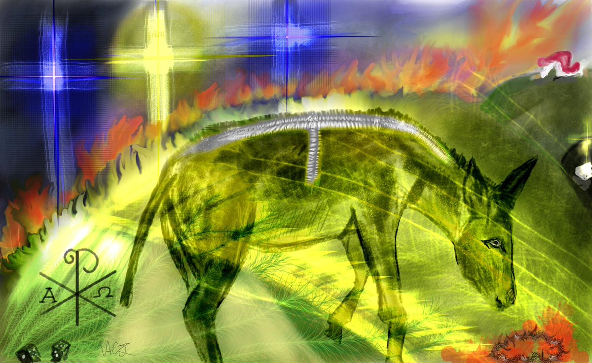 #easter2024 #CreatedOnSurface #HolyWeek2024 #painting