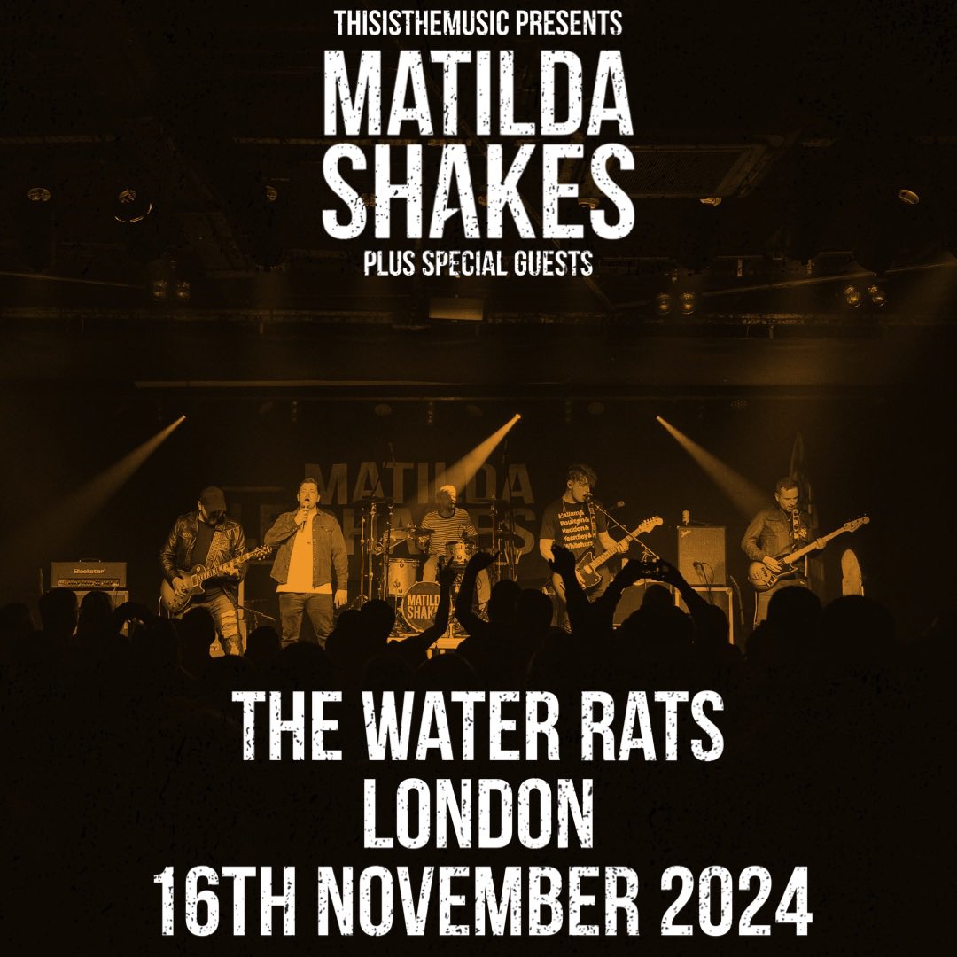 Absolutely buzzing to announce we’ll be making our London debut on the 16th November at the @Water_Rats Big shout out to Mark at @ThisIsTheMusic2 for sorting this! Tickets go on sale next Friday Let’s have it 🔥🔥
