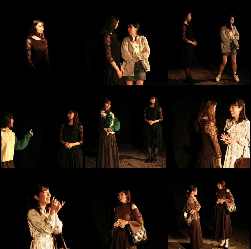 #九曜社log 『君を屠る』#きみほふ 2024/03/30-31 ひつじ座 出演:MAI/野田セリナ/春陽エマ/西田来華/西野歌倫/南玲菜/ 脚本演出:トキータ・メンバッカ ■九曜社初となる東京遠征公演。女の子による可愛いと食欲の現代寓話。