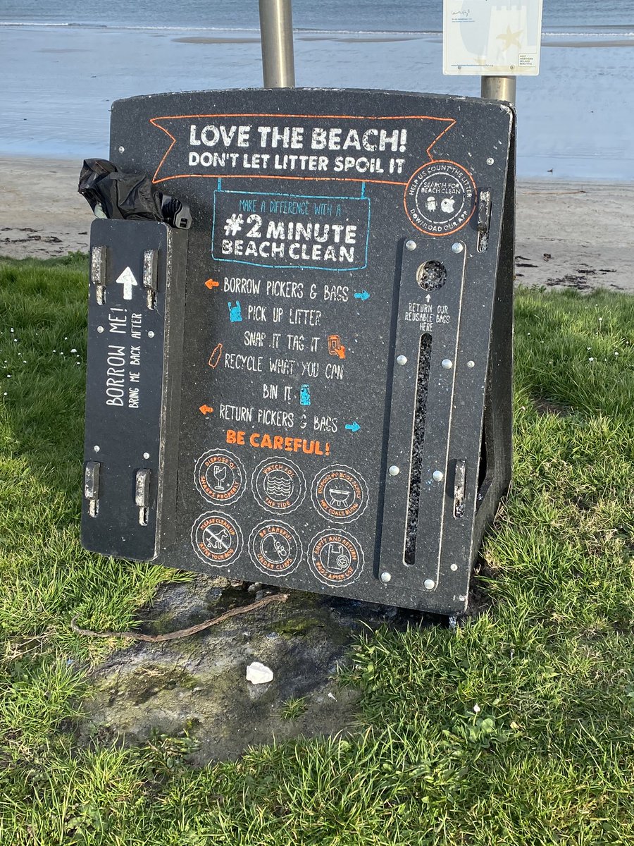 kensives's tweet photo. If you’re visiting #islandmagee over Easter, please take your rubbish home with you or use one of the many bins provided!  #litter #meabc #keepourbeachclean https://t.co/5Dm49ebUYx