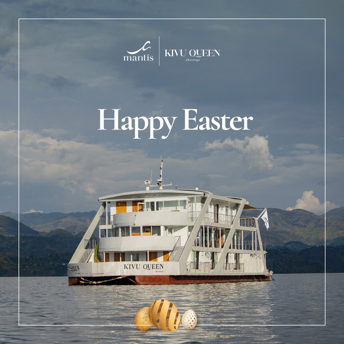 Mantis Kivu Queen Uburanga (@kivuqueen) on Twitter photo Wishing you a delightful Easter celebration!
#SailInStyle I #VisitRwanda🇷🇼 Wishing you a delightful Easter celebration!
#SailInStyle I #VisitRwanda🇷🇼