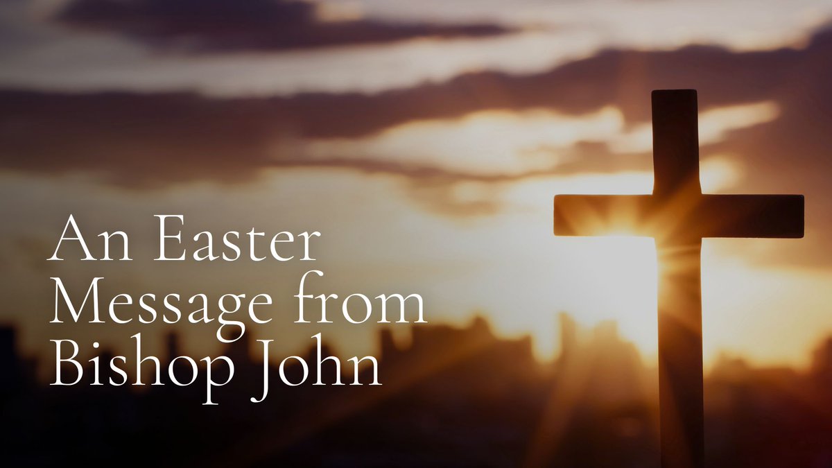 In this year's #Easter message, Bishop John reflects on how the events of Christ's death and resurrection impacted the lives of the apostles, and how we too are called to continue their legacy of building a #Church based on hope and peace 📹 Watch now ➡️ youtu.be/3WyIT7drFCI