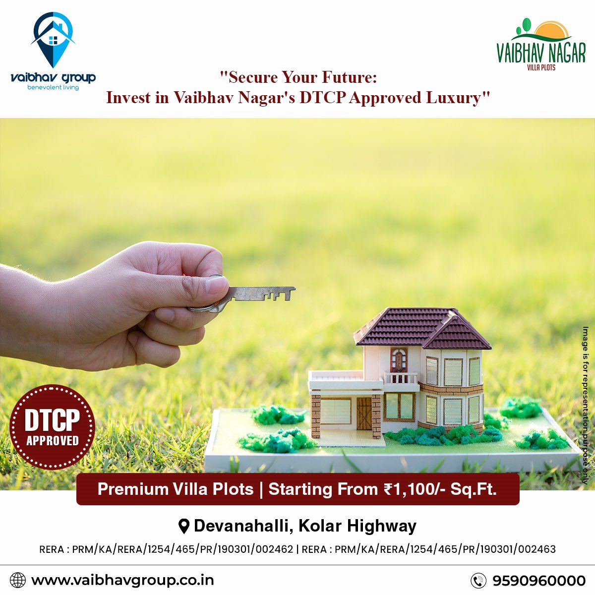 “Invest and Secure Your Family with Premium Villa Plots Starting at ₹1,100/sqft* Adjacent to 400-acre lush plantation, enjoy serene views and cleaner air.
#vaibhavgroup #ResidentialPlots #landforsale #investmentland #realestatelife #plotsinbangalore #bengaluru #nearbangalore